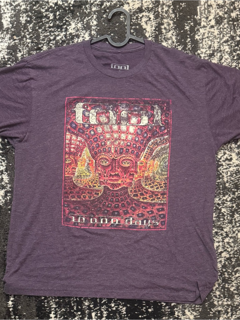 Purple Graphic Band Tee - '10,000 Days'